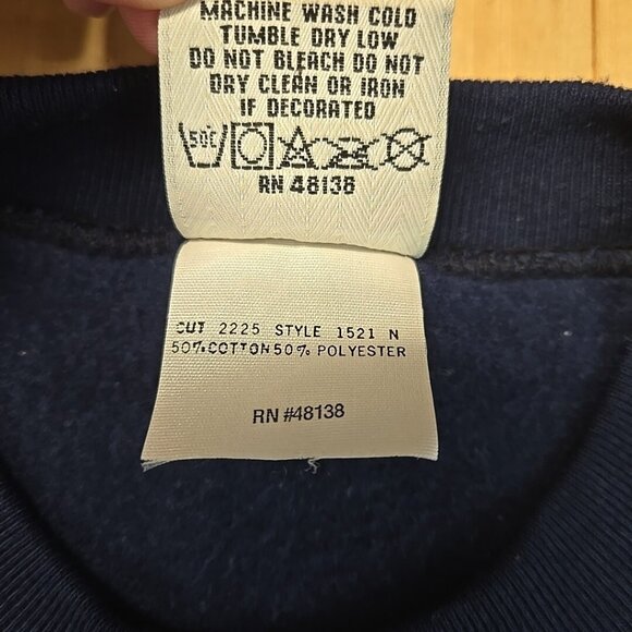 VTG Minnesota Twins Locker Room Sweatshirt Adult Size Large Nutmeg Mills 1992 - Picture 11 of 12